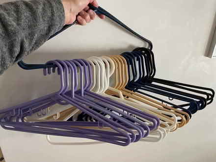 Photo of free 20+ plastic coat hangers (Groton behind the Country Club) #1