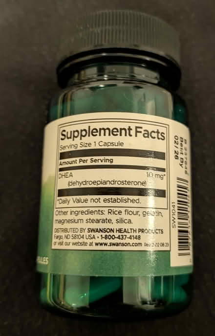 Photo of free DHEA dietary supplement. sealed (Pleasantville) #2
