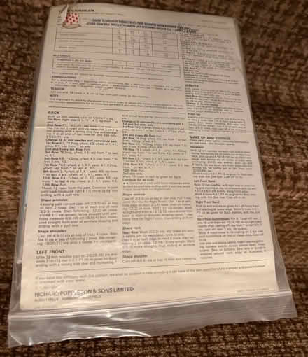 Photo of free Knitting patterns (Croydon. CR2 9) #2