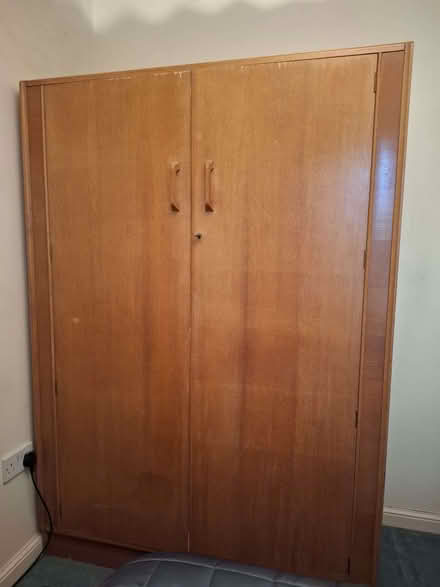 Photo of free 1950s G Plan double wardrobe (Whitegrove RG42) #3