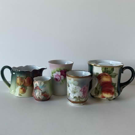 Photo of free Mismatched Vintage Floral Cups (White Plains) #1