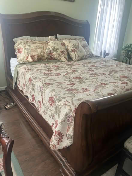 Photo of free King Size Sleigh Bed Frame (Manchester) #2