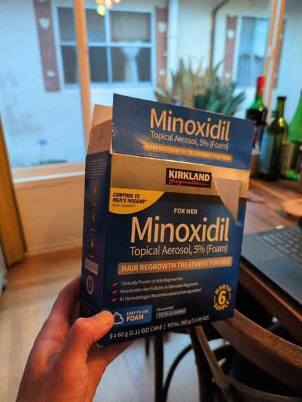 Photo of free Minoxidil 5x60g cans (SW Berkeley) #1