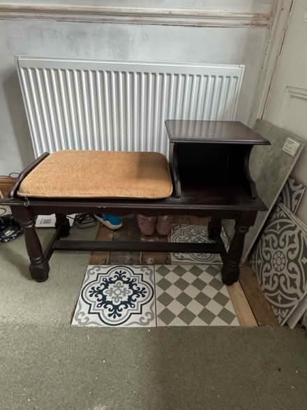 Photo of free Hallway Seat/ Storage/ Table (Woodside SE25) #1