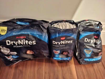 Photo of free Dry nites / Huggies Pyjama pants LONDON NW2 (NW2) #1