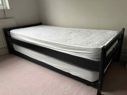 Photo of free Single bed with second bed underneath (Moseley B13) #1