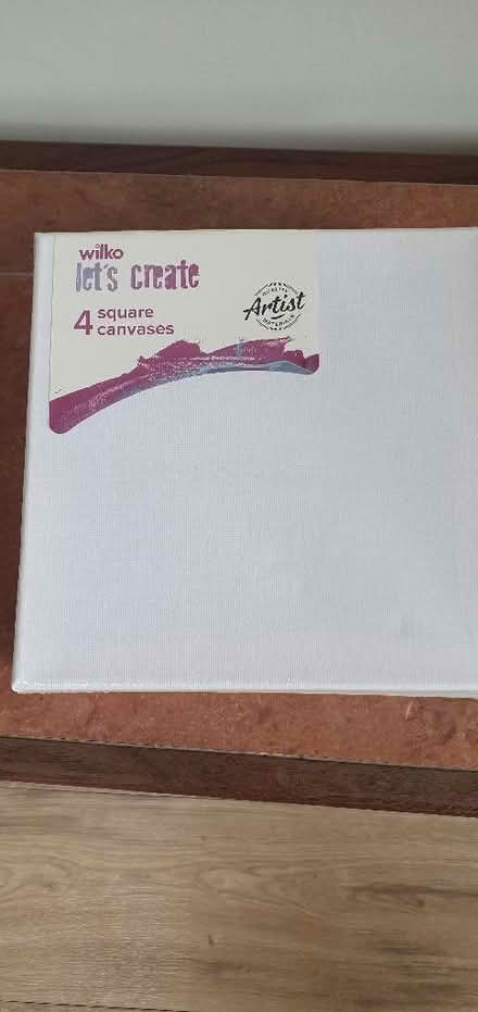 Photo of free Wilko 4x 20x20cm art canvasses (Jersey Farm AL4) #1