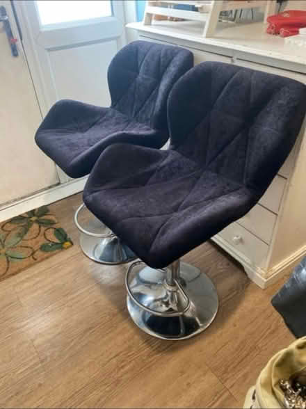 Photo of free Bar /Breakfast Stools x 2 (Cheshunt En8) #2
