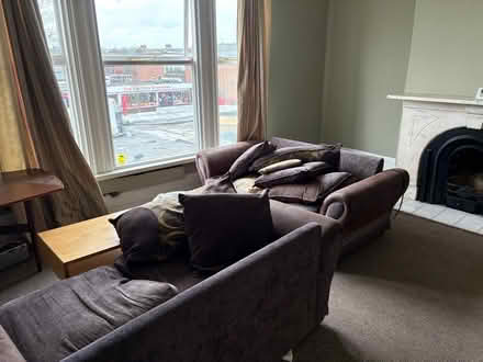Photo of free 2 Brown 2 Seater Sofas (M21) #1