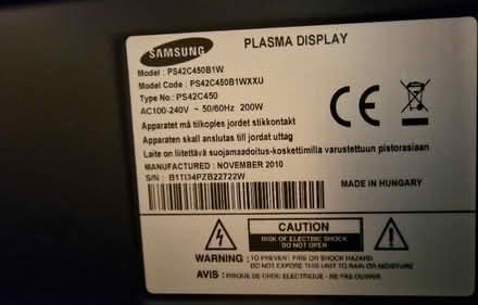 Photo of free Samsung 42" plasma TV (Nelson Lancashire BB9) #2