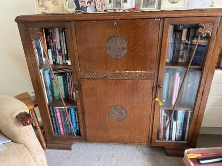Photo of free Antique Dresser/desk/book case (Ferndown BH22) #1
