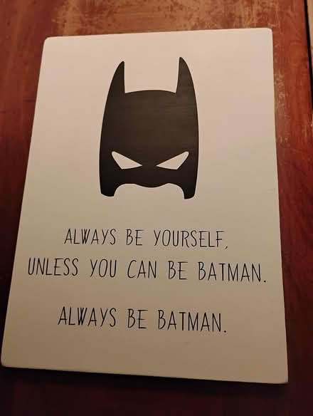 Photo of free Batman Mask Picture/Meme (West End bet. Dupont & Georgtn) #1