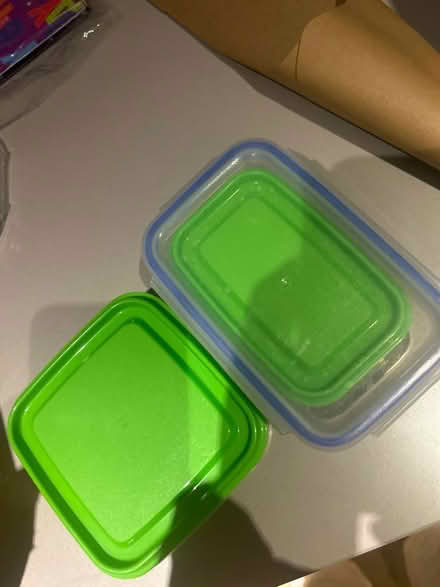 Photo of free 5 small Tupperware boxes (Mortlake SW13) #1