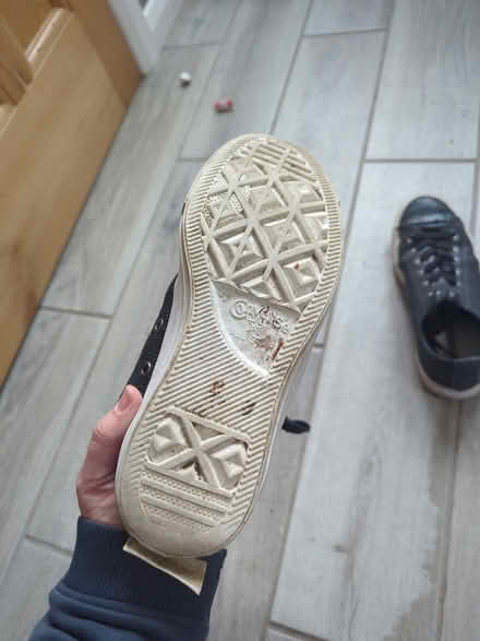 Photo of free Black glitter Converse trainers (Bare, LA4) #4