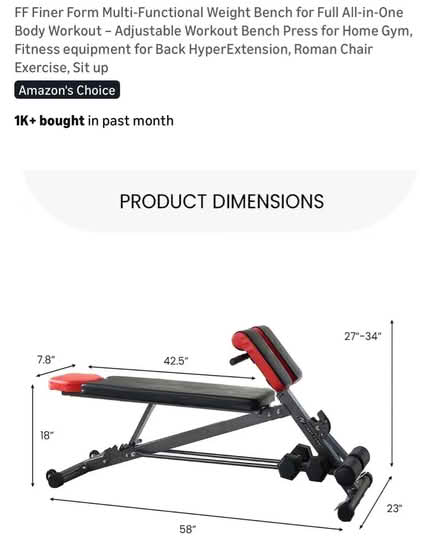 Photo of free Flat bench (Fairfield Street) #2