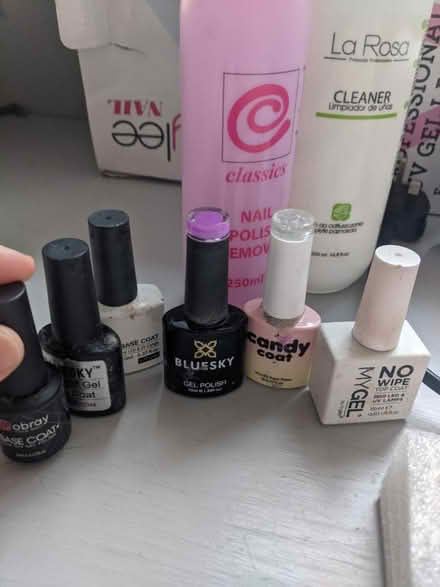 Photo of free Bundle of UV nail gels, UV lamp etc (EH5, Granton, Edinburgh) #3