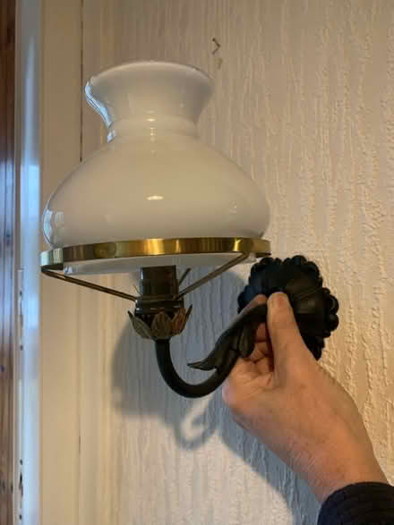 Photo of free 2 Vintage Wall Lights (Baslow DE45) #1