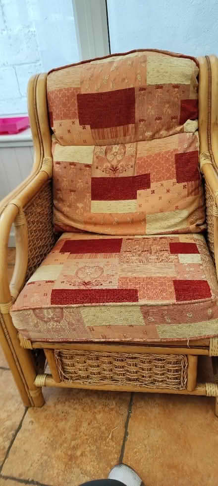 Photo of free Old wicker chairs. One swivel (Dublin 12) #4