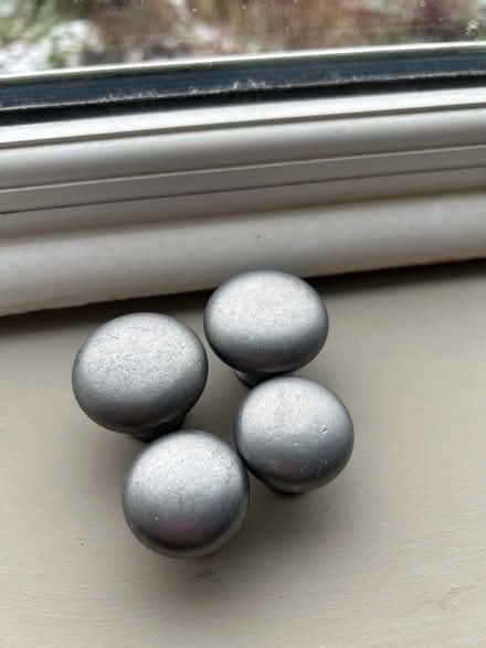 Photo of free Metal cupboard door knobs 2x4 (Norton LD8) #2