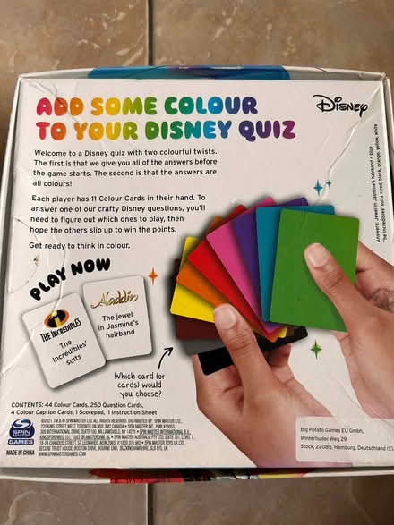 Photo of free Disney colour brain game incomplete! (Corringham SS17) #2