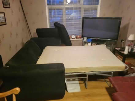 Photo of free Black sofa bed double (WA5) #3