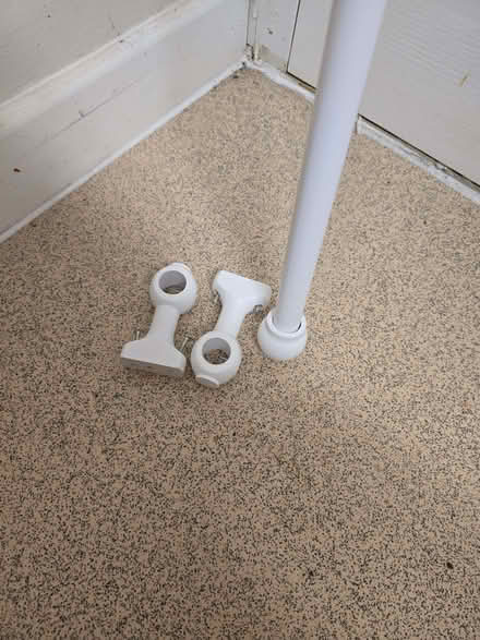 Photo of free Wooden white curtain pole (Bowbridge GL5) #2