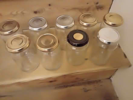 Photo of free 9 x Empty Standard Jam Jars with Lids (Kendal LA9) #1