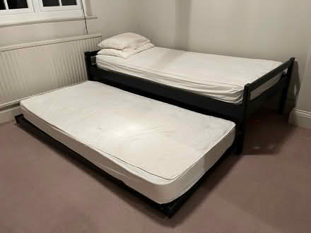 Photo of free Single bed with second bed underneath (Moseley B13) #2