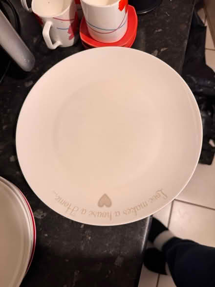 Photo of free Love Home White Plate (Hemel Hempstead HP2) #2