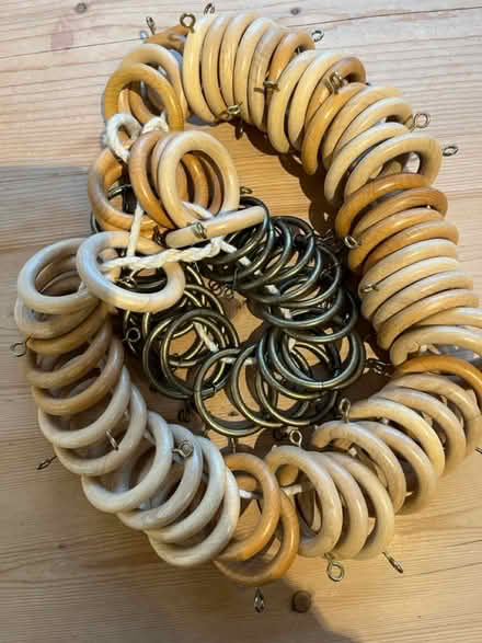 Photo of free Assorted Curtain Rings (Bridgnorth High Town) #1