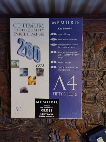 Photo of free Inkjet paper - photo quality (Crookesmoor S6) #1