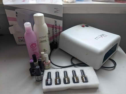 Photo of free Bundle of UV nail gels, UV lamp etc (EH5, Granton, Edinburgh) #2