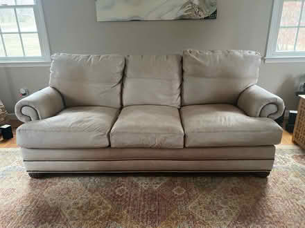 Photo of free Leather Couch (North Branford) #1
