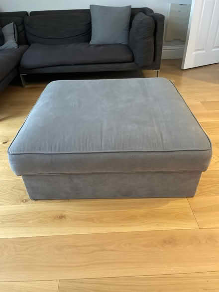 Photo of free Grey foot stool (Camden NW1) #1