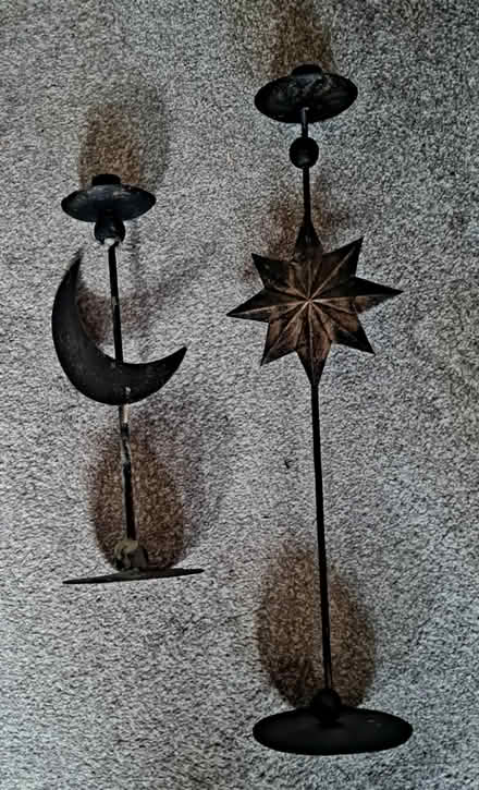 Photo of free 80s Goth Candlesticks (Purbrook) #2