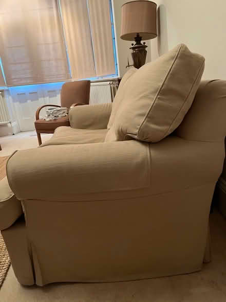 Photo of free Beige feather sofa - 2 seater (Moseley B13) #3
