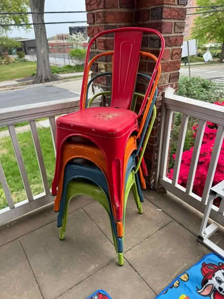 Photo of free Metal chairs (Queens Chapel NE DC) #1