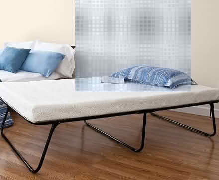 Photo of free Foldable Bed Frame and Mattress (Near Roosevelt and Alameda) #1