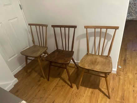 Photo of free 3 vintage dining / kitchen chairs (Park Hill, Croydon, CR0) #1