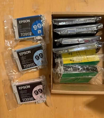 Photo of free Epson 99 Ink cartridges (Yorktown) #1