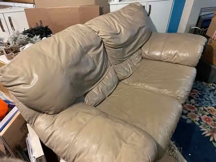 Photo of free Settee beige/cream (Kettering NN15) #2