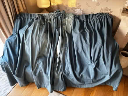 Photo of free Blue Curtains (Hinchley Wood KT10) #1