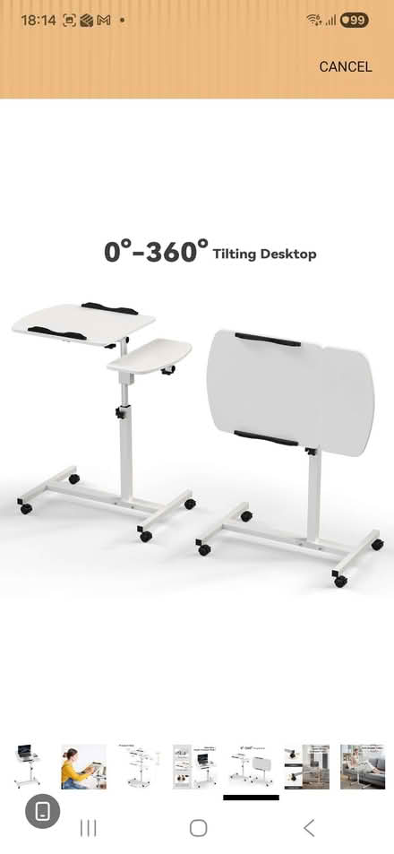 Photo of free Extendable Laptop Table/Bedside Table (CT9) #1