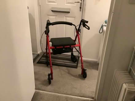 Photo of free 4wheel walker with seat (BN1 Preston Road Brighton) #2