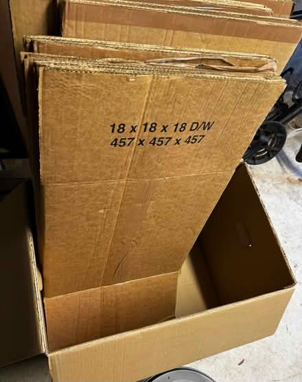 Photo of free Packing boxes x 7 (Hinchley Wood KT10) #2