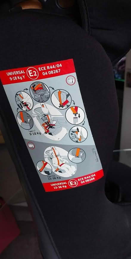 Photo of free Car seat (Wickford Essex) #3