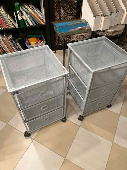 Photo of free Wire shelves w/ wheels (Cleveland Park) #1