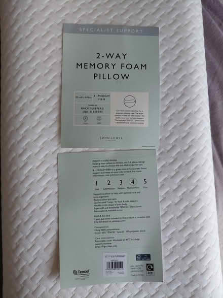 Photo of free Memory foam pillow New Malden (New Malden KT3) #3