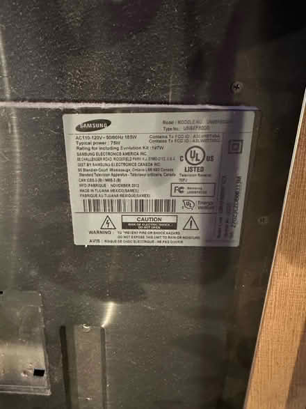 Photo of free 65” Samsung tv (Wrentham near the state school) #2