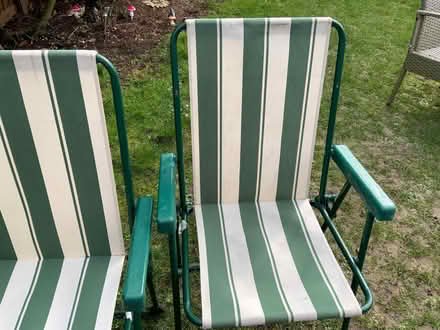 Photo of free Two folding garden chairs (Great Notley CM77) #3